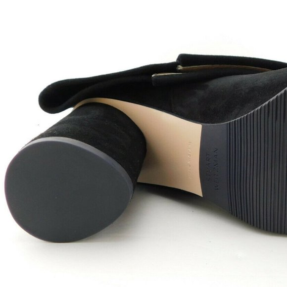 New STUART WEITZMAN Black Suede Knee High Boots 8 - Picture 9 of 9